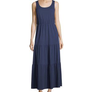 NWT Tiered Long Tank Dress Joan Vass Sz M